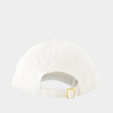 Cc Logo Patch Cap - Casablanca - Cotton - White