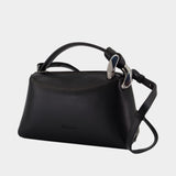 The Jwa Corner Crossbody - J.W. Anderson - Leather - Black