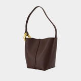 The Jwa Corner Small Shoulder Bag - J.W. Anderson - Leather - Brown