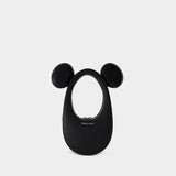 Mickey Mini Swipe Purse - Coperni x Disney - Leather - Black