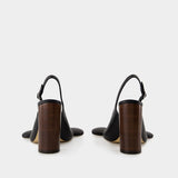 Mickey Block Ufo Sandals - Coperni x Disney - Leather - Black