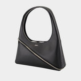 Zip Handbag - Coperni - Leather - Black