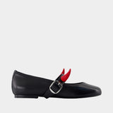 Ballerinas - Coperni x Disney - Leather - Black