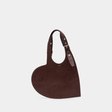 Belt Heart Tote Bag - Coperni - Leather - Brown