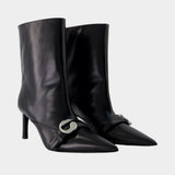 Heeled Belt Boots - Coperni - Leather - Black