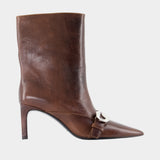Belt boots - Coperni - Leather - Brown