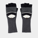 Animal Gloves - Charles Jeffrey Loverboy - Cotton - Grey