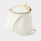 Mini Bloom Handbag - ERDEM - Leather - White