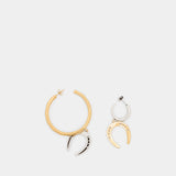 Asymmetric Gd Earrings - Isabel Marant - Metal - Multicolor