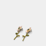 Blooming Poppy Drip Earrings - Simone Rocha - Metal - Multicolor