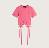 Bow Tails T-Shirt - Simone Rocha - Cotton - Pale Pink