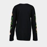 Rose Banquet T Shirt - Simone Rocha - Cotton - Black