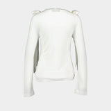 Bow Tail T Shirt - Simone Rocha - Synthetic - White