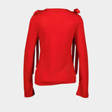 Bow Tail T Shirt - Simone Rocha - Synthetic - Red