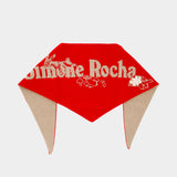 Logo Scarf - Simone Rocha - Wool - Red