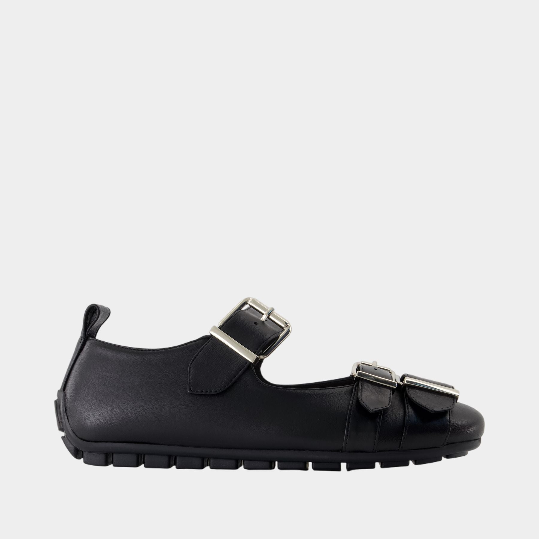 【関税込み】Buckle Grip Ballerina - Simone Rocha - Leather - Buckle Grip Ballerina - Simone Rocha - Leather - Black