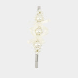 Petite Bow Hair Clip - Simone Rocha - Pearl - White