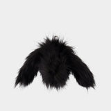 Hare wallet - Simone Rocha - Faux fur - Black