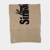 Logo Scarf - Simone Rocha - Wool - Beige
