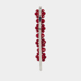 Flower Hair Clip - Simone Rocha - Crystal - Red