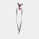 Daisy Earrings - Simone Rocha - Synthetic Pearls - Red