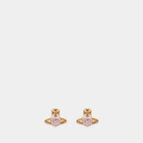 Ariella Earrings - Vivienne Westwood - Metal - Pink