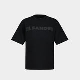 Cn Ss T-Shirt - Jil Sander - Cotton - Black