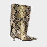 Aj1508 Boots - Toga Pulla - Leather - Snake print