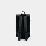 Rolltop Large W3 Backpack - RAINS - Synthetic - Black