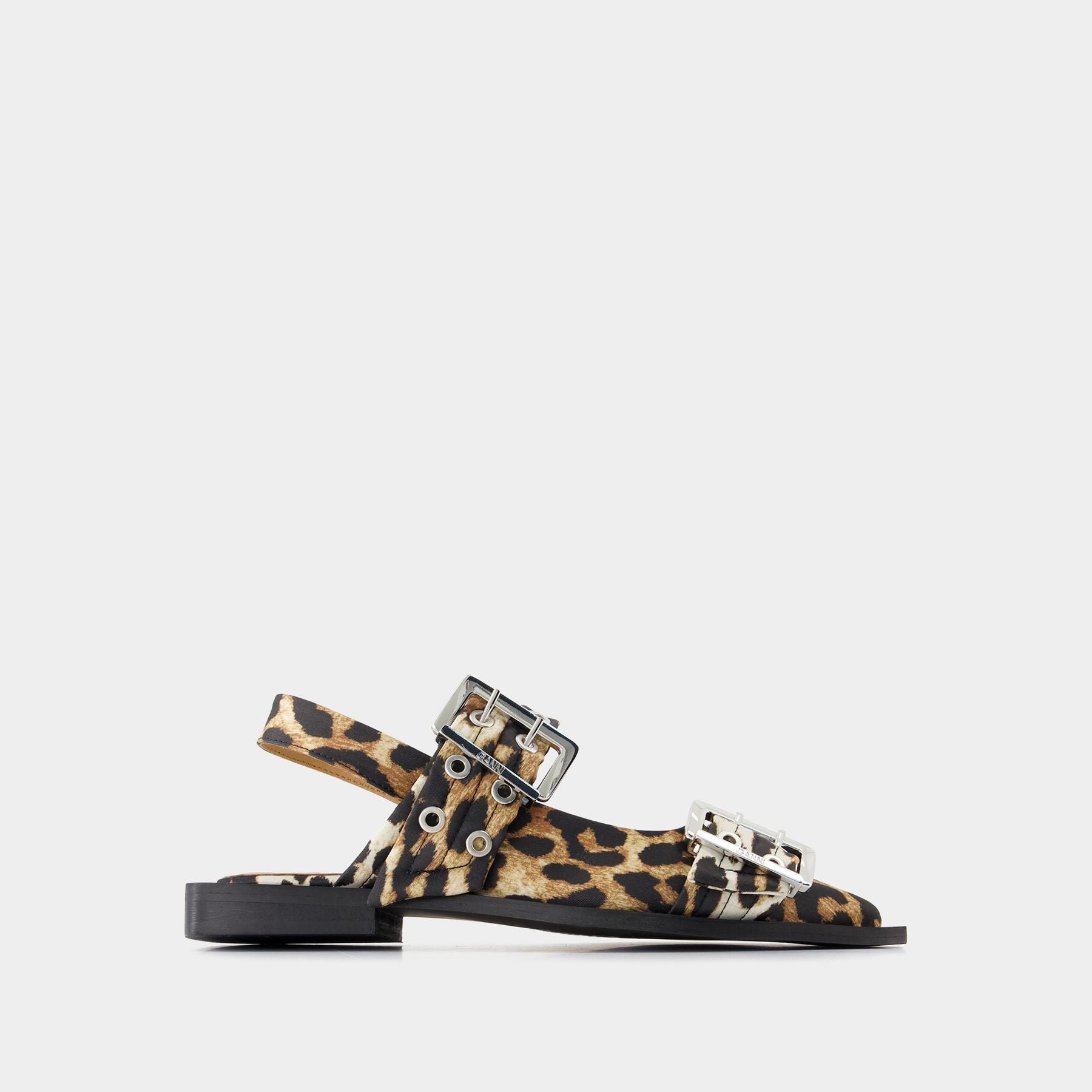 サンダル・ミュール Ganni Ballerinas Feminine - Ganni - Synthetic - Printed Ballerinas Feminine - Ganni - Synthetic - Printed