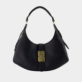 Kat Small Gold Shoulder Bag - Ganni - Leather - Black