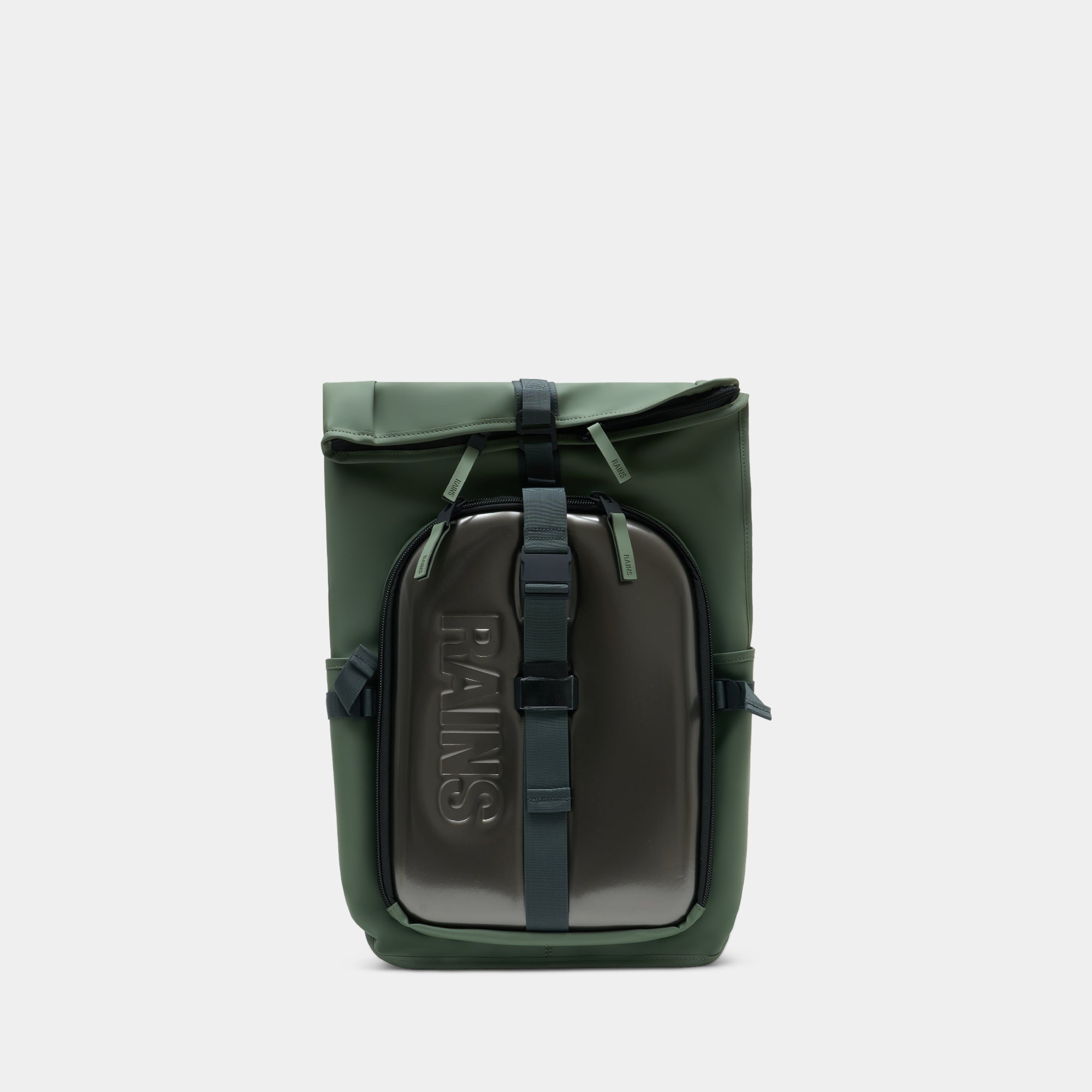 rains green backpack Texel Moulded W3 - - Synthetic Disney World 50th Anniversary and large front zip best laptop backpack Colour:Trellis