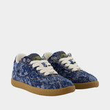 Tapestry Sneakers - Ganni - Cotton - Blue