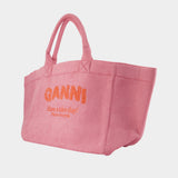 Xxl Beach Resort Tote Bag - Ganni - Polyester - Pink