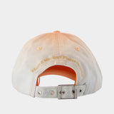 Ombre Cap - Ganni - Cotton - White