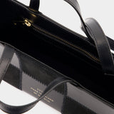 Patchwork Tote - Chylak - Leather - Black