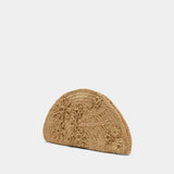 Clutch - Vanessa Bruno - Raffia - Beige
