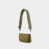 Marcel Lunch Box Crossbody - AMI Paris - Nylon - Brown