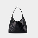 Medium Halo Purse - Courreges - Synthetic - Black