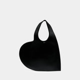 Double Heart Shopper Bag - Coperni - Leather - Black