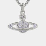 Mini Bas Relief Necklace - Vivienne Westwood - Metal - Purple