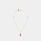 Ismene Drop Necklace - Vivienne Westwood - Metal - Pink