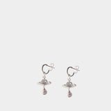 Aleksa Earrings - Vivienne Westwood - Metal - Silver