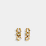 Hoop Earrings - Acne Studios - Metal - Gold