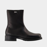 Camion Ankle Boots - OUR LEGACY - Leather - Black