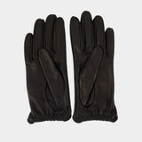 Bow Gloves - OUR LEGACY - Leather - Black