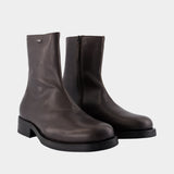 Camion Ankle Boots - OUR LEGACY - Leather - Brown