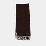 Scarf - Acne Studios - Wool - Brown