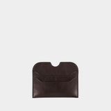 Card Holder - Acne Studios - Leather - Brown