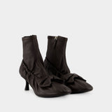 Bow boots - Acne Studios - Leather - Brown